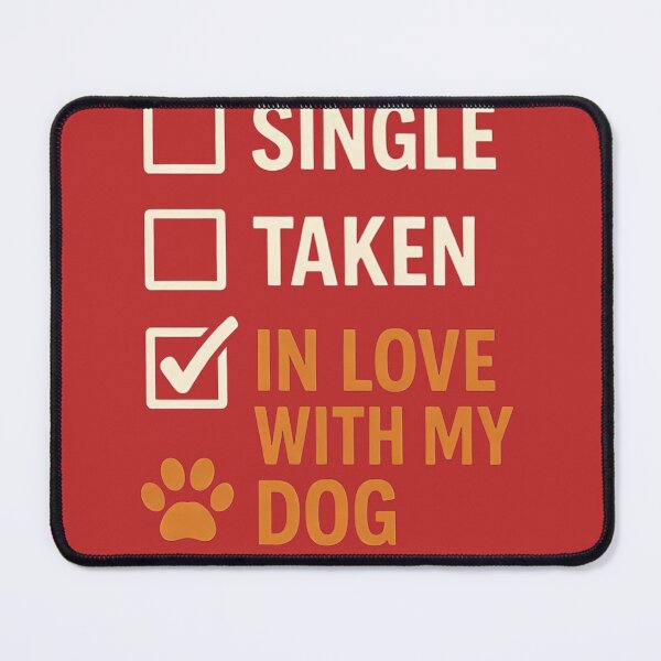 Item preview, Single taken  in love with dog  designed and sold by Marketflowcreation .