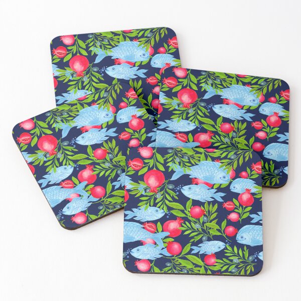 Item preview, Portuguese Pomegranates & Fish designed and sold by Piret Victoria Ribas.