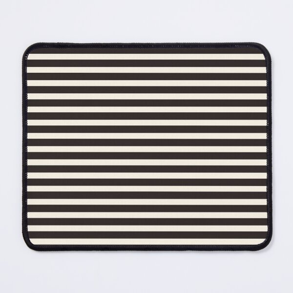 Item preview, Minimalist Black and Cream Horizontal Stripes Phone Case Gift for Her | Classic French Stripe Pattern Journal for Students | Black and Cream Striped Tote Bag Gift for Mom designed and sold by VivaFy.