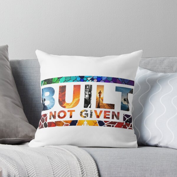 Item preview, Built Not Given Gym Motivation Colorful Stained Glass Design designed and sold by Digistore1221.