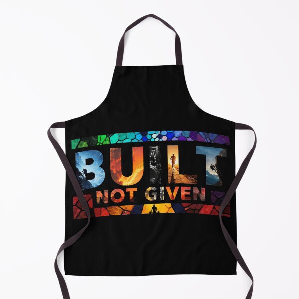Item preview, Built Not Given Gym Motivation Colorful Stained Glass Design designed and sold by Digistore1221.