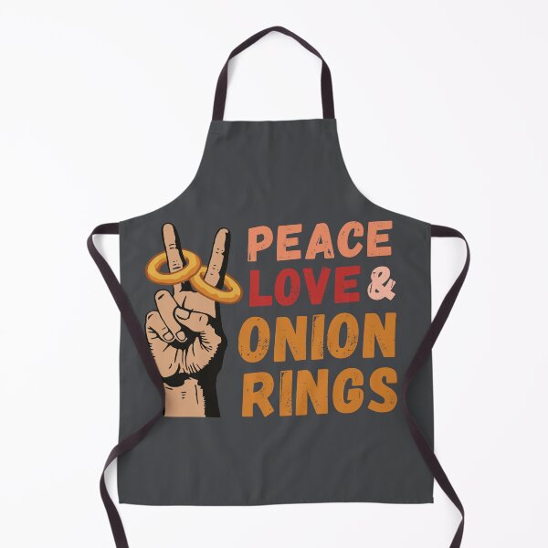 Item preview, Peace Love & Onion Rings,Fun T-shirt for food lovers designed and sold by Shedronpanda.