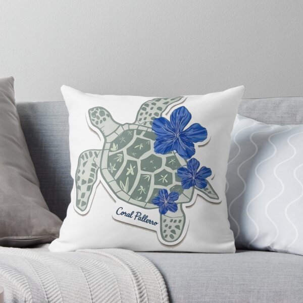 Item preview, Aesthetic Sea Turtle Coastal Ocean Illustration designed and sold by Mialunaa.