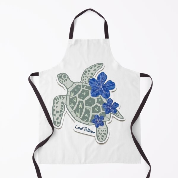 Item preview, Aesthetic Sea Turtle Coastal Ocean Illustration designed and sold by Mialunaa.