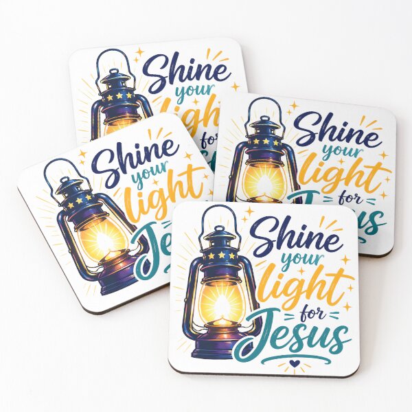 Item preview, Shine Your Light for Jesus – Christian Lantern Inspirational Design designed and sold by Stubblejumper Artworks.