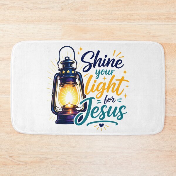 Item preview, Shine Your Light for Jesus – Christian Lantern Inspirational Design designed and sold by Stubblejumper Artworks.
