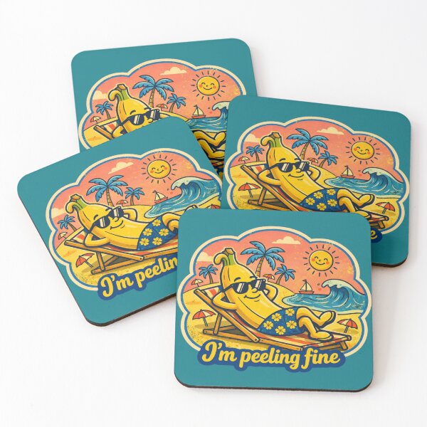 Item preview, Funny Beach Banana Peeling Fine designed and sold by radiogalaxy.