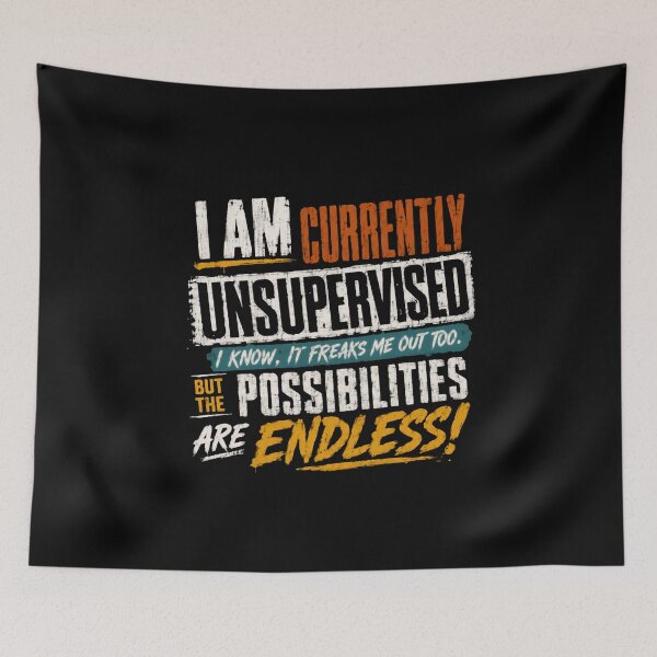 Item preview, I Am Currently Unsupervised I Know, It Freaks Me Out Too. But The Possibilities Are Endless! Funny Adult Humor Witty Saying designed and sold by HumansStuck12.