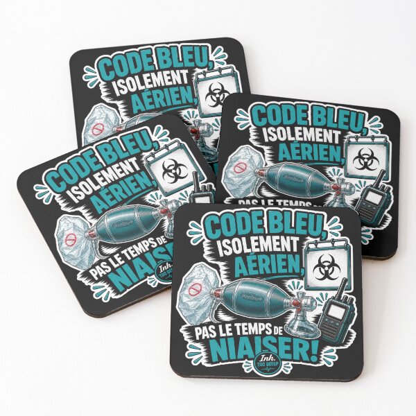 Item preview, Code Blue, Airborne Isolation – No time to waste! | Humorous gift for respiratory therapists designed and sold by CollectionsJEm.