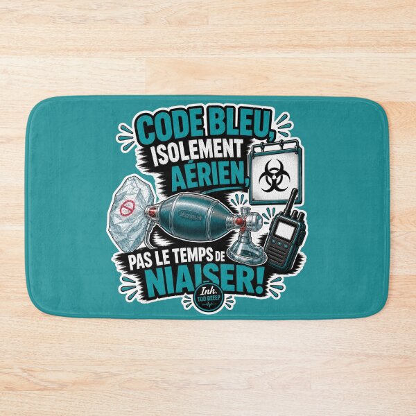 Item preview, Code Blue, Airborne Isolation – No time to waste! | Humorous gift for respiratory therapists designed and sold by CollectionsJEm.