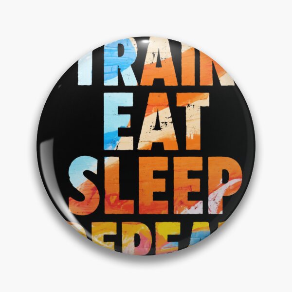 Item preview, Train Eat Sleep Repeat Gym Motivation Aesthetic Sunset Quote designed and sold by Digistore1221.