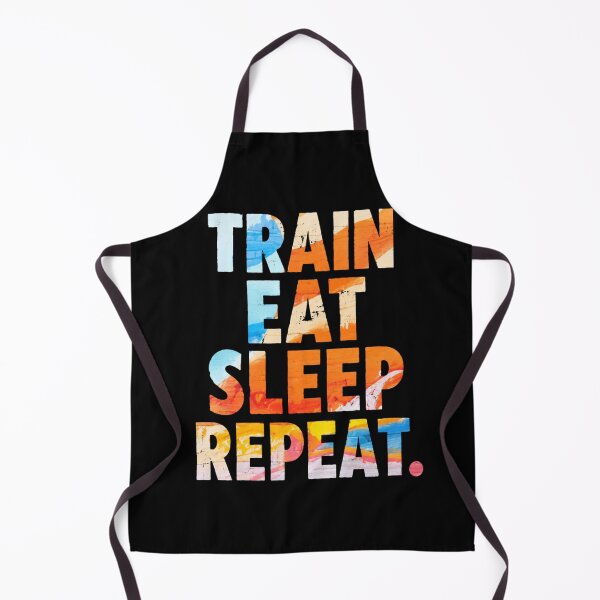 Item preview, Train Eat Sleep Repeat Gym Motivation Aesthetic Sunset Quote designed and sold by Digistore1221.