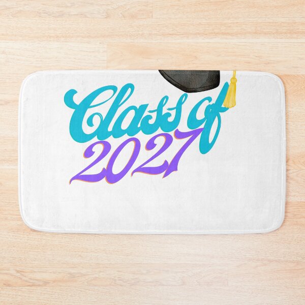 Item preview, Class of 2027 Purple & Teal with Black Graduation Cap designed and sold by JaymeOctober.