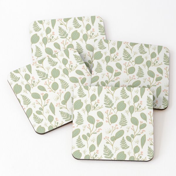 Item preview, Green Leaf Pattern | Natural Botanical Print designed and sold by HeyHas.