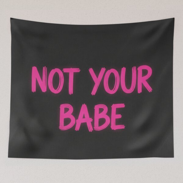 Item preview, I'm Not Your Babe | Feminist Phrase with Neon Style designed and sold by HeyHas.