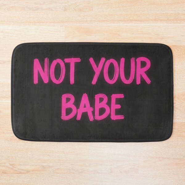 Item preview, I'm Not Your Babe | Feminist Phrase with Neon Style designed and sold by HeyHas.