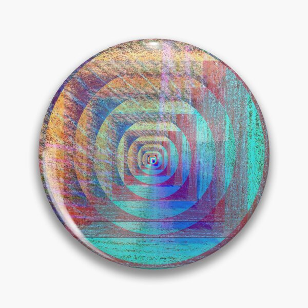 Item preview, Color Lens Abstract - Geometric Vortex Psychedelic Print designed and sold by MAMA LXXVIII: Art by Marsailhe Milward.