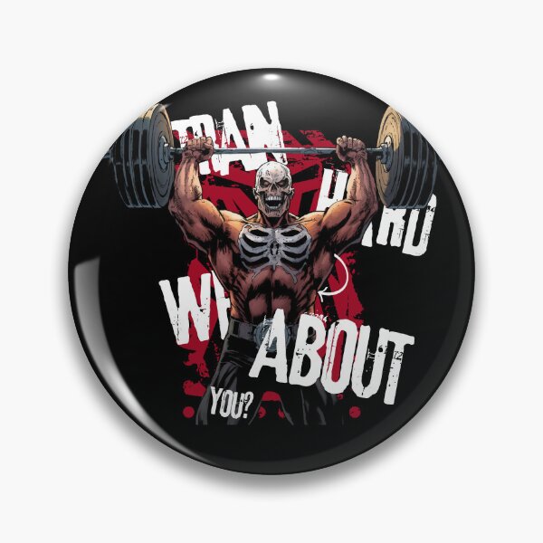Item preview, TrainHard – Skull Overhead Press designed and sold by TrainHardCo.