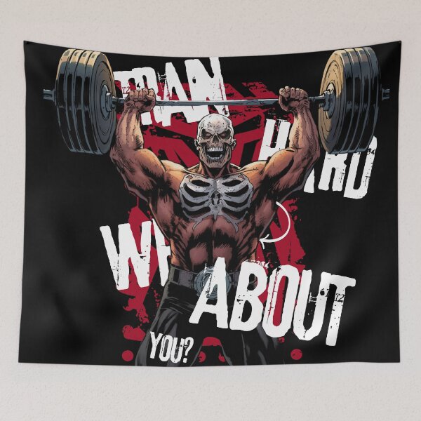 Item preview, TrainHard – Skull Overhead Press designed and sold by TrainHardCo.