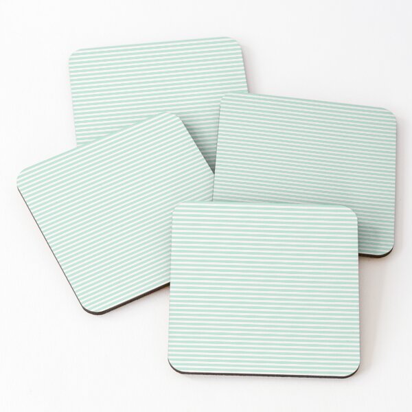 Item preview, Minimalist Mint Green and White Horizontal Stripes Phone Case Gift for Her | Pastel Stripe Pattern Journal for Students | Fresh Mint Green Striped Tote Bag Gift for Mom designed and sold by VivaFy.