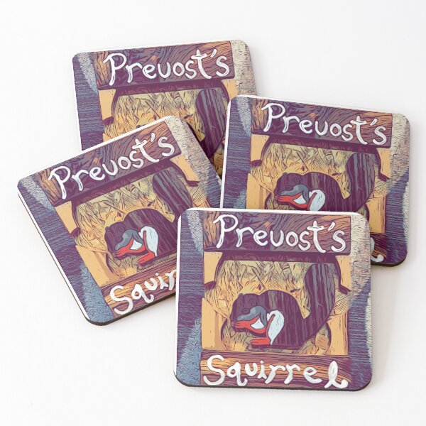 Item preview, Black and Reddish Brown Asiatic Prevost’s Squirrel Intarsia designed and sold by Jonathan's Nature Crafts.