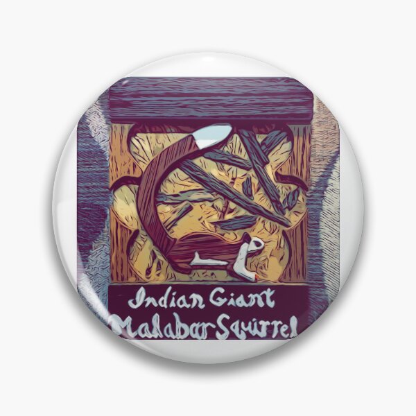 Item preview, Reddish Brown Indian Giant Malabar Squirrel Intarsia designed and sold by Jonathan's Nature Crafts.