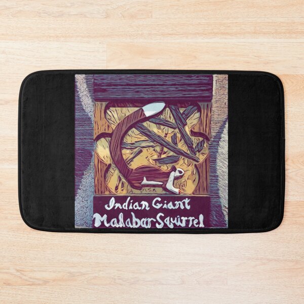 Item preview, Reddish Brown Indian Giant Malabar Squirrel Intarsia designed and sold by Jonathan's Nature Crafts.