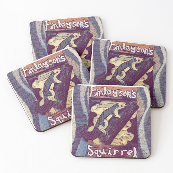Item preview, White and Reddish Brown Asiatic Finlayson’s Squirrel Intarsia designed and sold by Jonathan's Nature Crafts.
