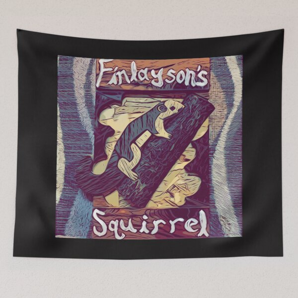Item preview, White and Reddish Brown Asiatic Finlayson’s Squirrel Intarsia designed and sold by Jonathan's Nature Crafts.