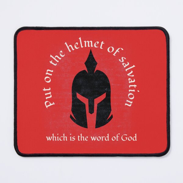 Item preview, Put on the helmet of salvation designed and sold by Kingdompurpose.