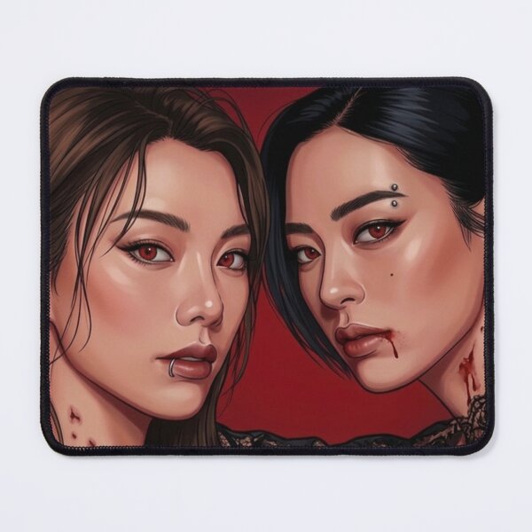 Item preview, LO Kindred Love Vampire GL Series Lgbtq+ Sapphic Decor Poster Print Art Comic Saying  designed and sold by Mind Space.