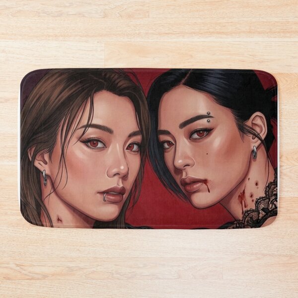 Item preview, LO Kindred Love Vampire GL Series Lgbtq+ Sapphic Decor Poster Print Art Comic Saying  designed and sold by Mind Space.
