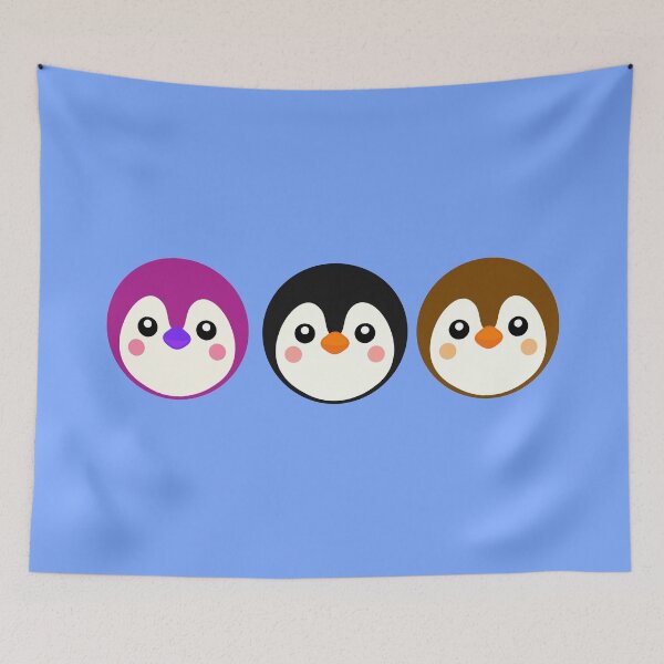 Item preview, Pack 3 Little Frost Penguins designed and sold by DibujandoPorfa.