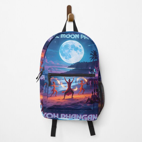 Item preview, Full Moon Party Koh Phangan Thailand – Retro Sunset Travel Poster designed and sold by Spirit of Siam.