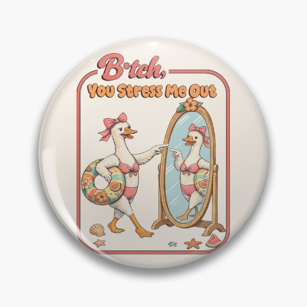 Item preview, Funny Summer Bikini Goose Bitch You Stress Me Out designed and sold by legendaryskins.