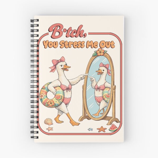 Item preview, Funny Summer Bikini Goose Bitch You Stress Me Out designed and sold by legendaryskins.