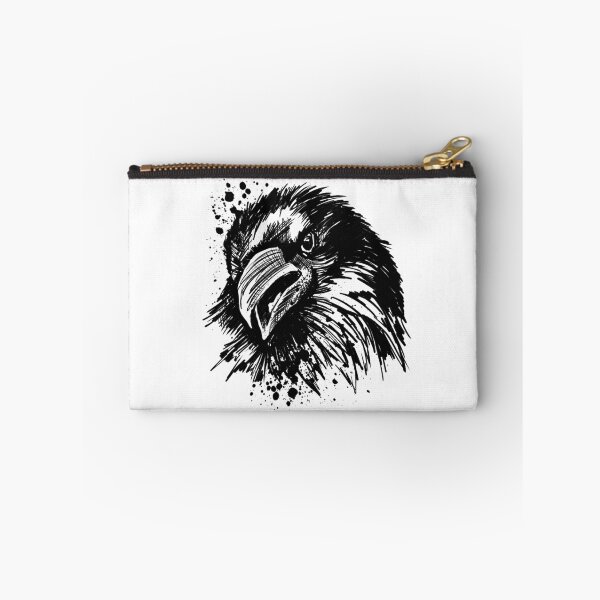 Item preview, Raven Ink Wildlife Portrait designed and sold by Inkversed.