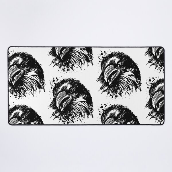 Item preview, Raven Ink Wildlife Portrait designed and sold by Inkversed.