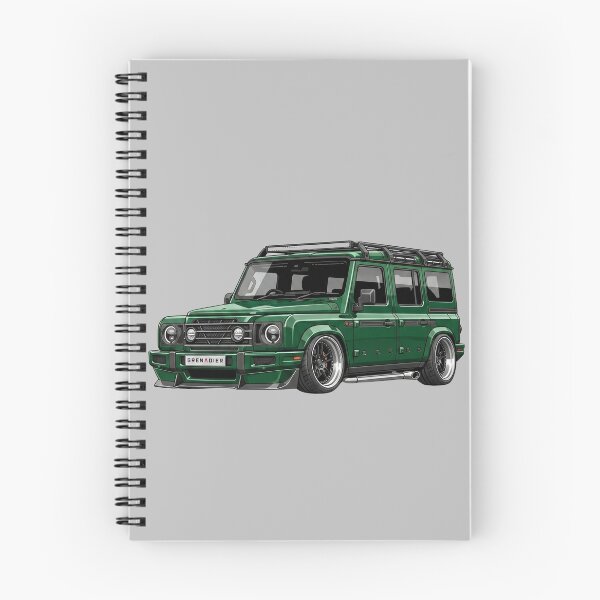 Item preview, Custom Ineos Grenadier Lowered Green Widebody SUV Illustration designed and sold by Motorline44.