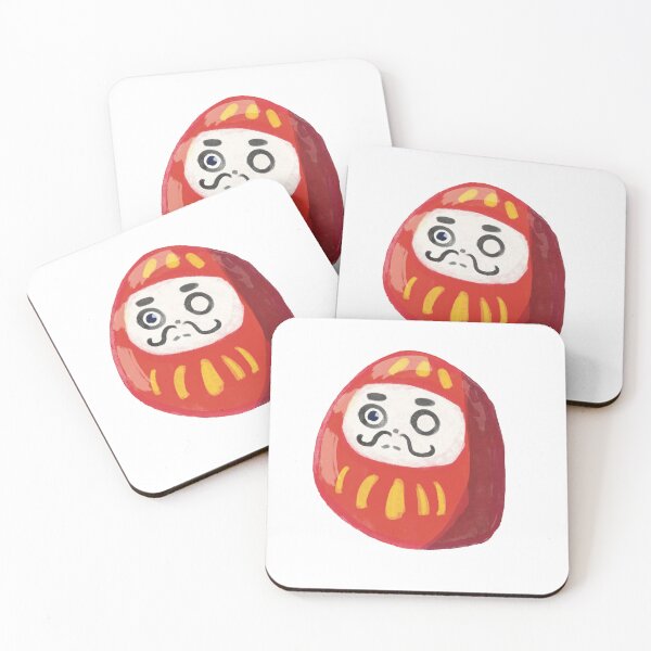 Item preview, Red Good luck daruma designed and sold by KoBea.