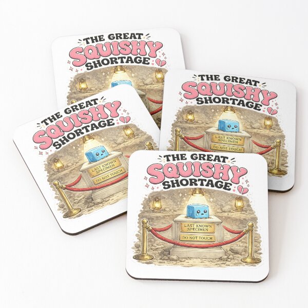 Item preview, The Great Squishy Shortage | Last Known Specimen | Funny Collector Museum Design designed and sold by lukes designs.