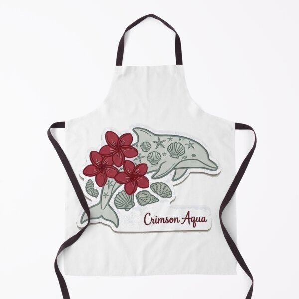 Item preview, Aesthetic Dolphin Coastal Ocean Illustration designed and sold by Mialunaa.