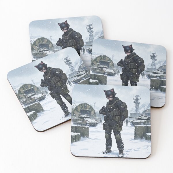 Item preview, Tactical Cyber Cat Soldier designed and sold by JMAVILA ART.