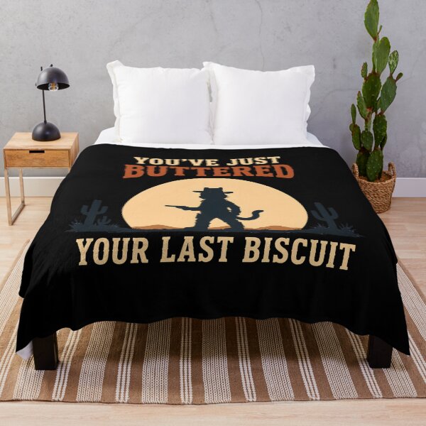 Item preview, You’ve Just Buttered Your Last Biscuit Funny Cowboy Cat designed and sold by Marblaes00.