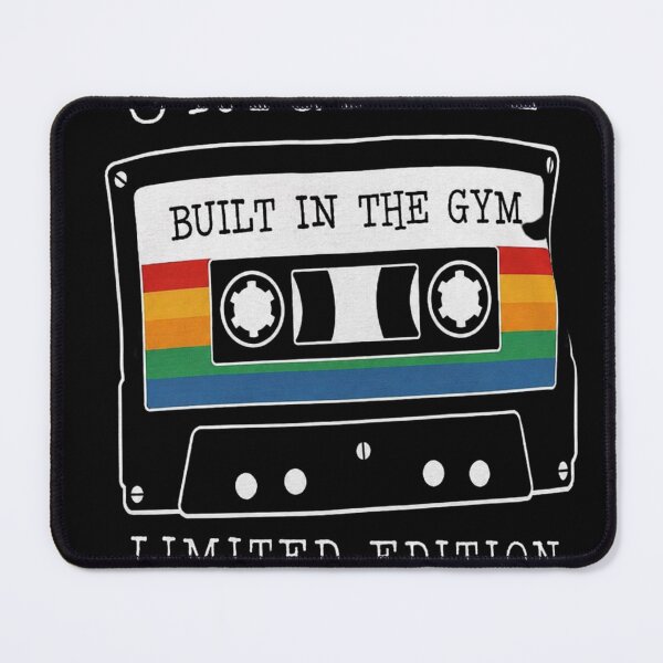 Item preview, Original Built in the Gym Retro Cassette Tape Fitness Design designed and sold by Digistore1221.