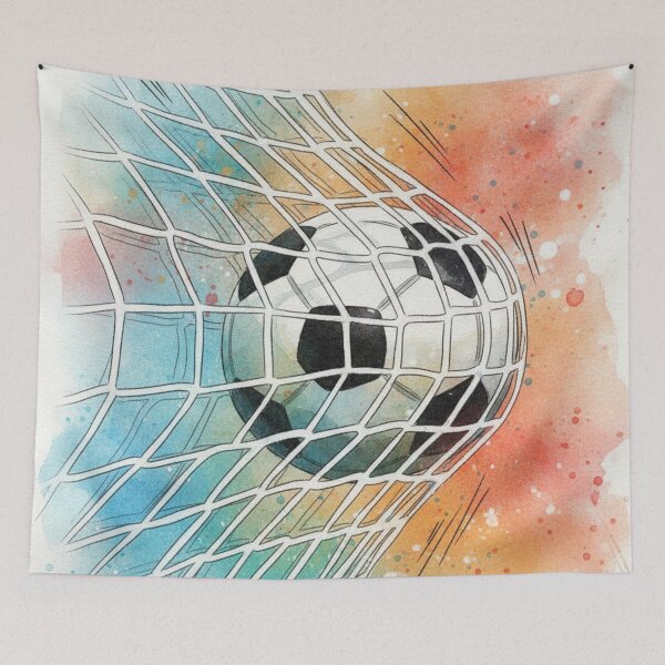 Item preview, Perfect Goal | Watercolor Soccer Illustration designed and sold by HeyHas.