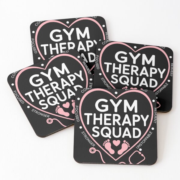 Item preview, Gym Therapy Squad Cute Heart Stethoscope Fitness Design designed and sold by Digistore1221.