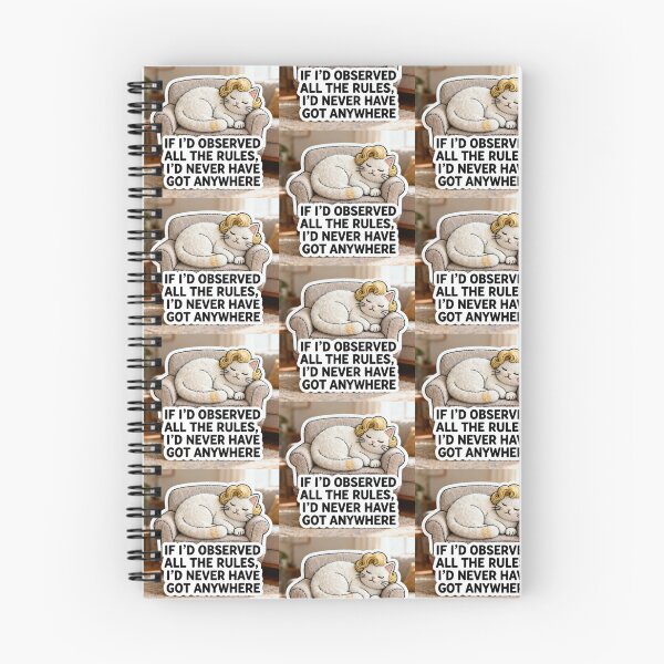 Item preview, Marilyn Monroe Inspired Wool Style Design - Marilyn "White Cat" Monroe - "IF I’D OBSERVED ALL THE RULES, I’D NEVER HAVE GOT ANYWHERE" Quote designed and sold by Donsean22.