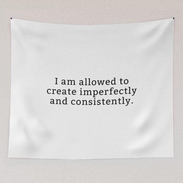 Item preview, Affirmation: Allowed to Create designed and sold by thinkyskunk.