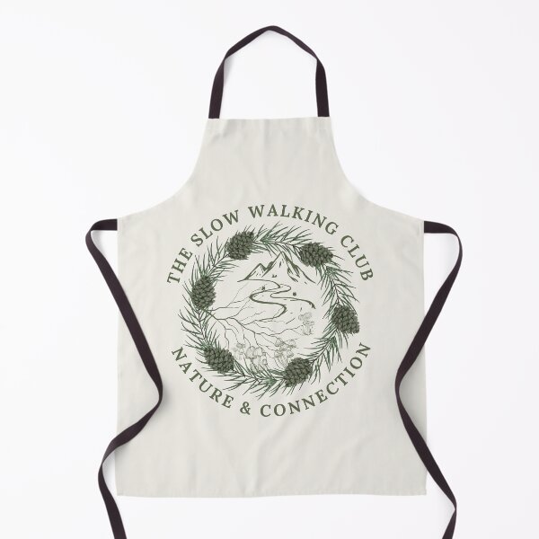 Item preview, The Slow Walking Club Nature and Connection Vintage Mountain Badge designed and sold by Digital-Thought.